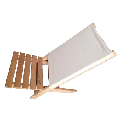 Beach Chair - Beech Wood - Beige - 60×50×90 cm - Cataloug