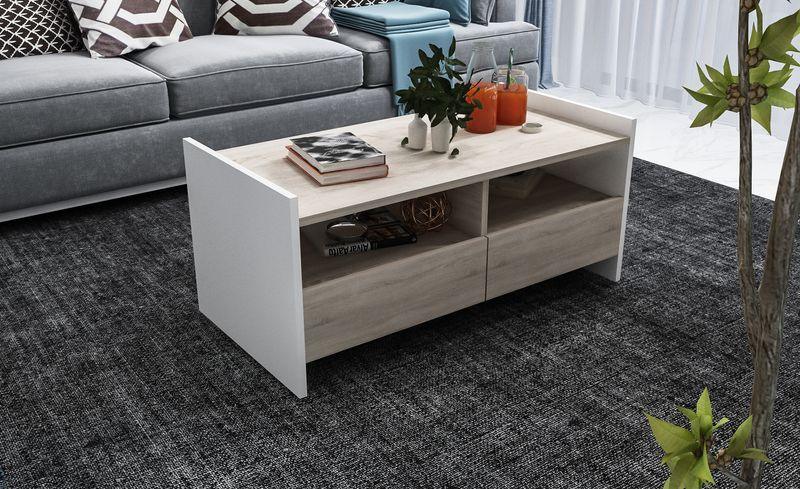 Coffee Table - MDF - Multi Color - 100x55x50 - Cataloug