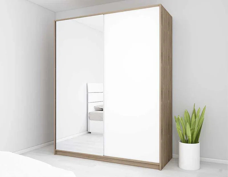 Wardrobe - MDF - Multi Color - 160x60x200 - Cataloug