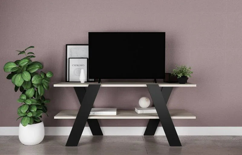 TV Unit - MDF Wood - Multi Color - 120x30x48 cm - Cataloug