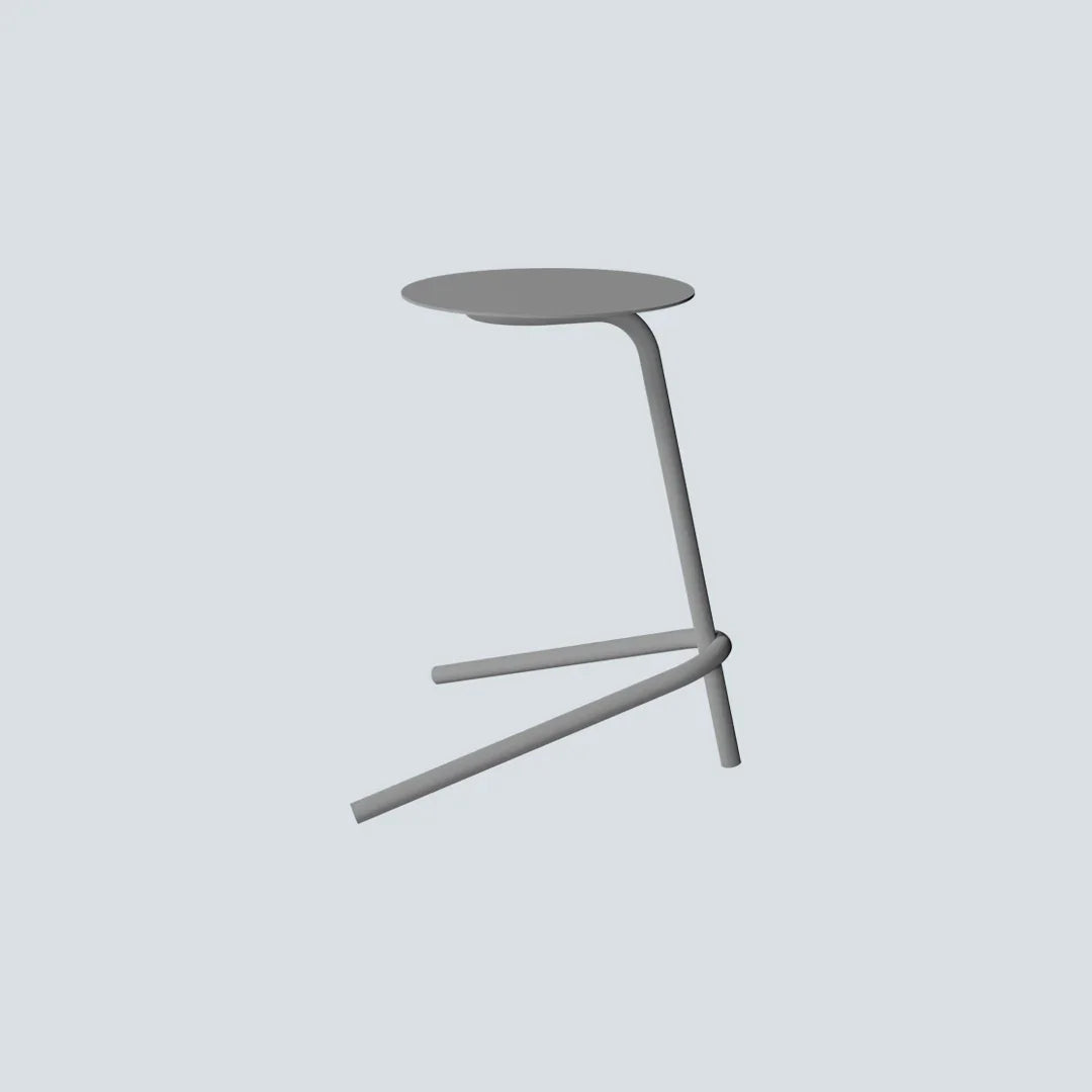 Side Table - Steel -Multi Color - 32×32×50 cm - Cataloug