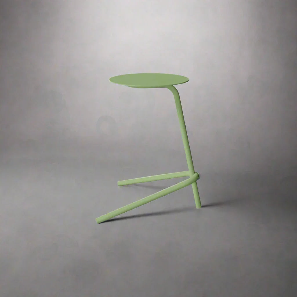 Side Table - Steel -Multi Color - 32×32×50 cm - Cataloug