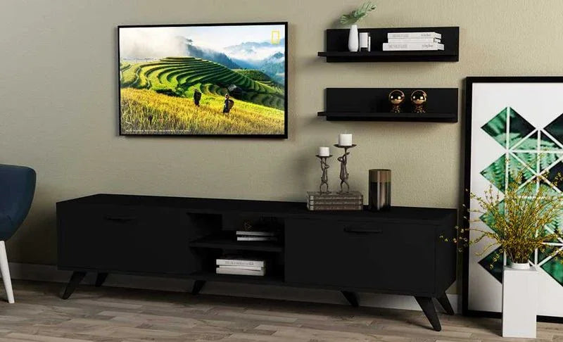 TV Unit - MDF Wood - Multi Color - 180x30x45 cm - Cataloug