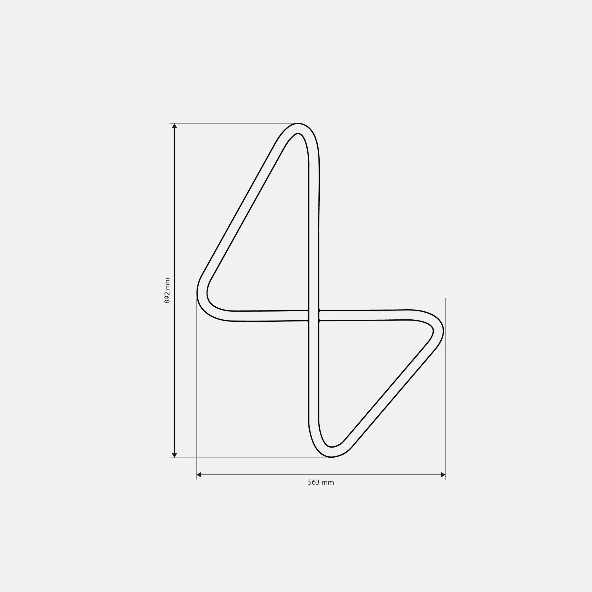 Clothes Hanger - Steel - Multi Color - 52×52×81 cm - Cataloug