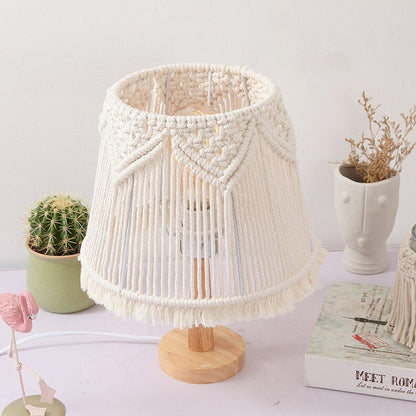 أباجوره- ستيل  وقطن - ؤف وايت  - 40 × 25 سم