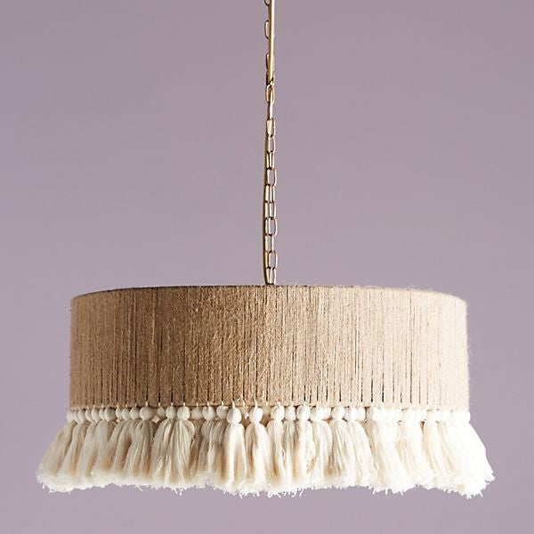 نجفه من الجوت - ستيل وخيش - بيج - ٢٥×٤٠ سم