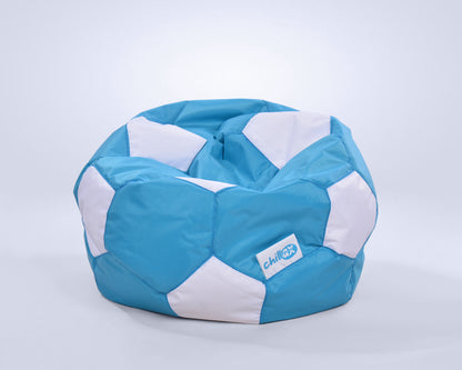 بين باج كرة القدم للأطفال - مقاوم للماء - متعدد الألوان - 65 × 55 سم