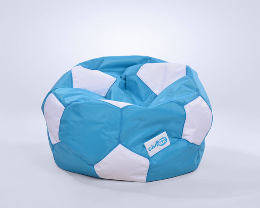 بين باج كرة القدم للأطفال - مقاوم للماء - متعدد الألوان - 65 × 55 سم