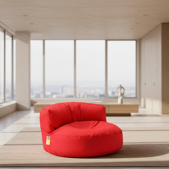 Chillax Twist Bean Bag - premium water proof - Multi Color - 100x50x30 cm