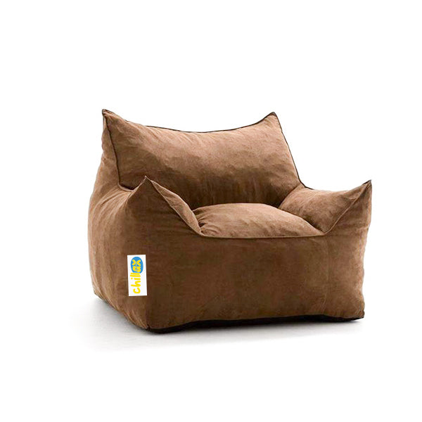 كرسي قطيفه على شكل كيس فول - قطيفه فاخر - متعدد الألوان - 98x80x80 سم