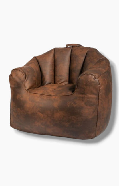 كينج بين باج - جلد - متعدد الألوان - 80x80x95 سم