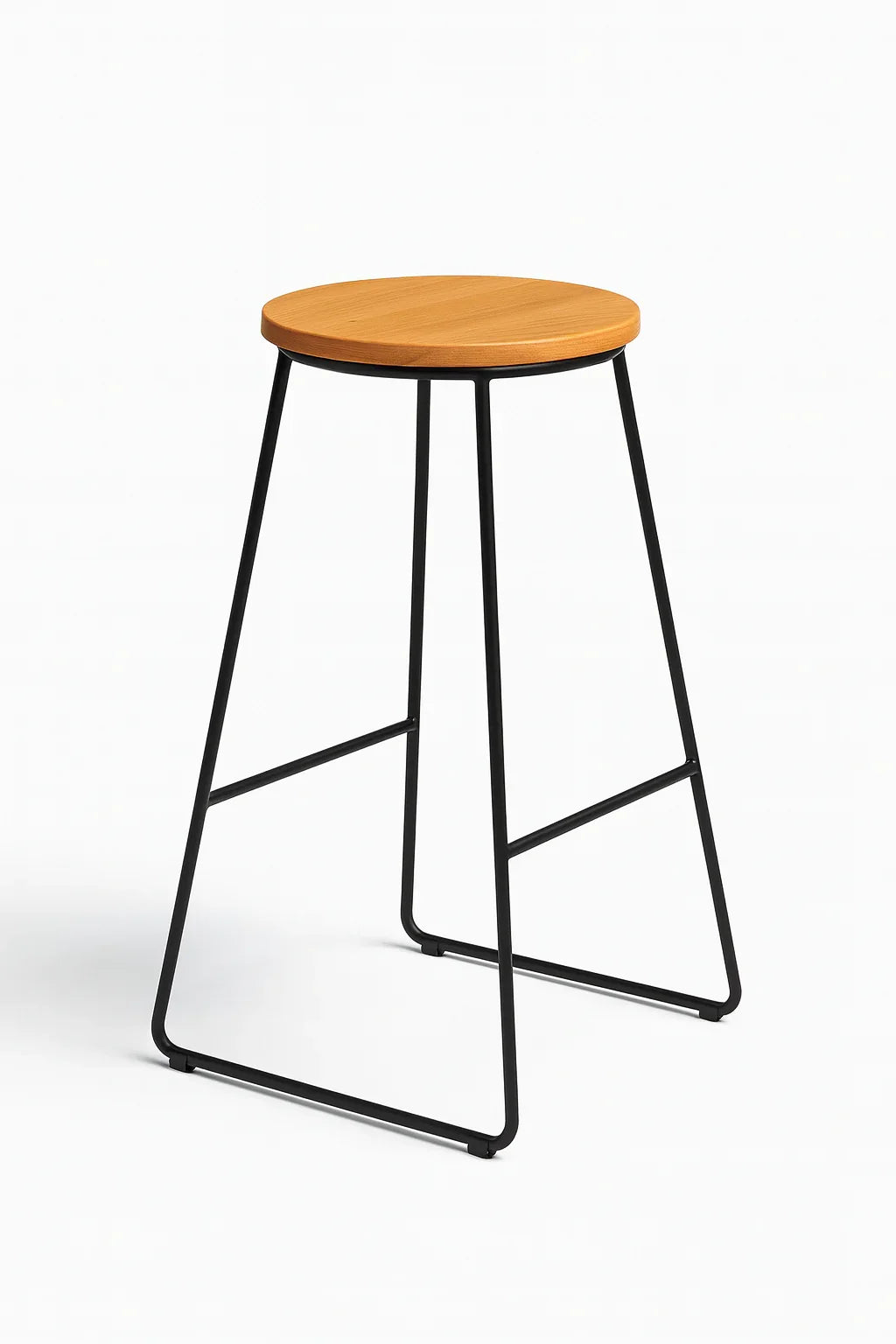 Bar Stool - Steel - Black - 70x40x40 cm - Cataloug