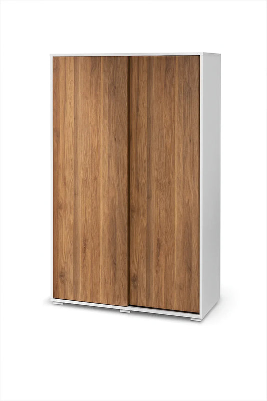 Wardrobe - MDF - Brown & White - 80x40x180 - Cataloug