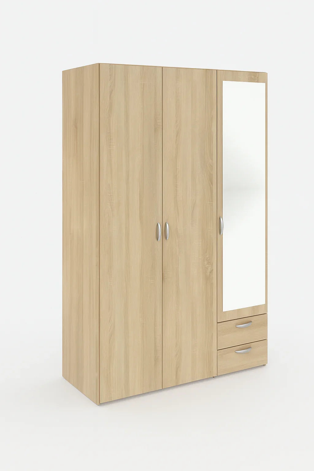 Wardrobe - MDF Wood - Beige - 120x52x185 cm - Cataloug