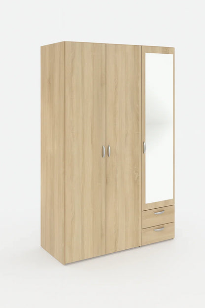 Wardrobe - MDF Wood - Beige - 120x52x185 cm - Cataloug