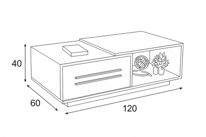 Coffee Table 120x60x40