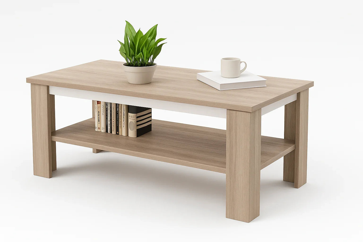 Coffee Table - MDF - Multi Color - 100x50x45 - Cataloug