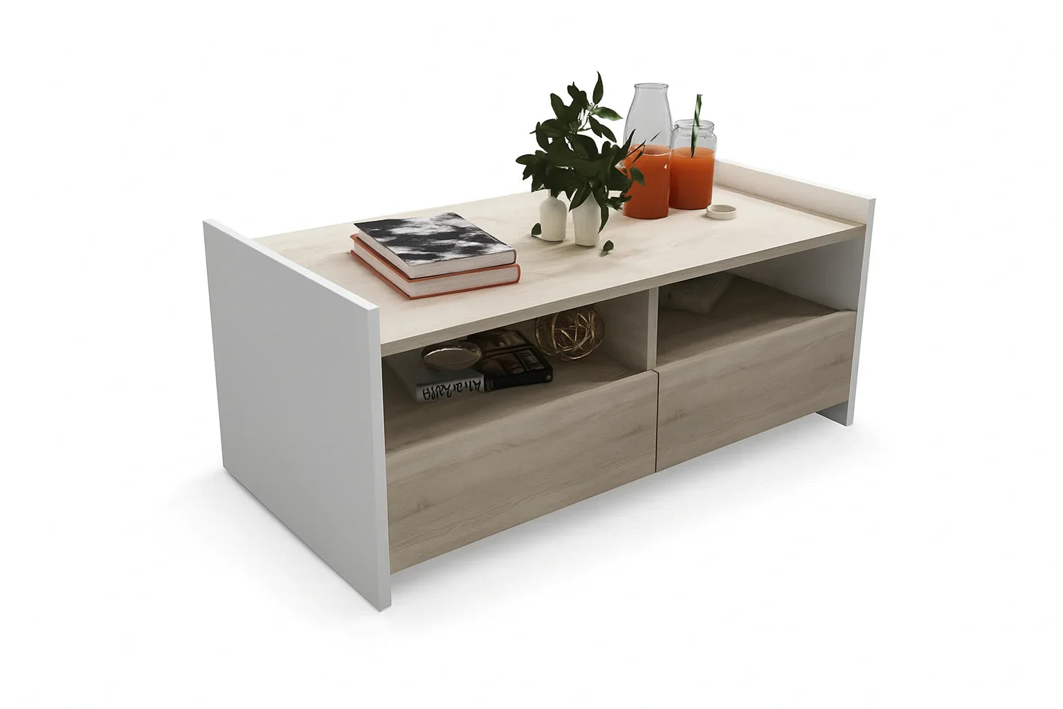 Coffee Table - MDF - Multi Color - 100x55x50 - Cataloug