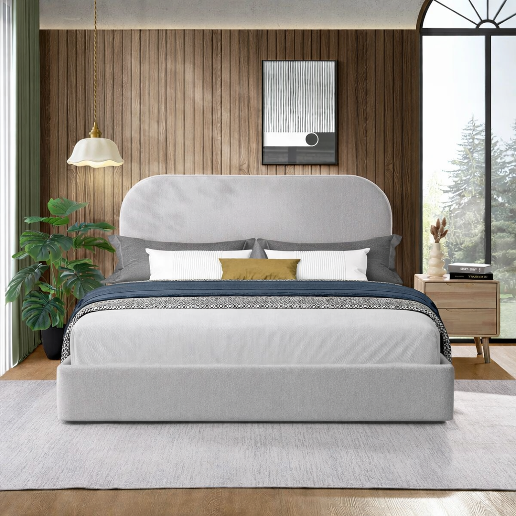 Bed - MDF - Linen - Multi color - Multi Size
