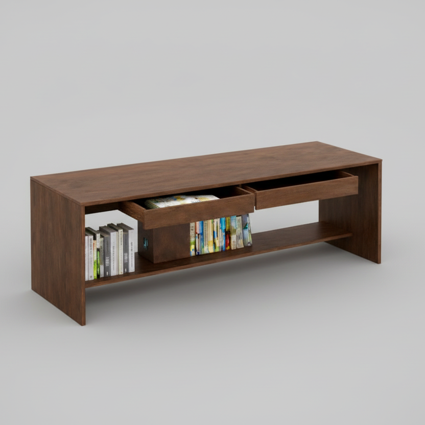 Kids Desk - MDF - White - 160x60x70 cm