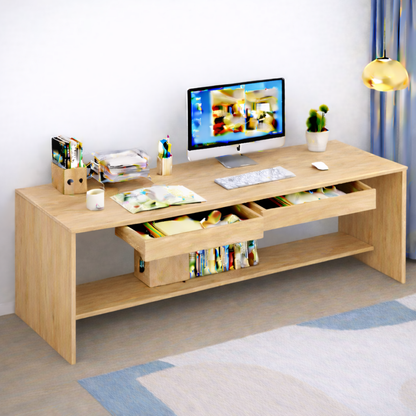 Kids Desk - MDF - White - 160x60x70 cm