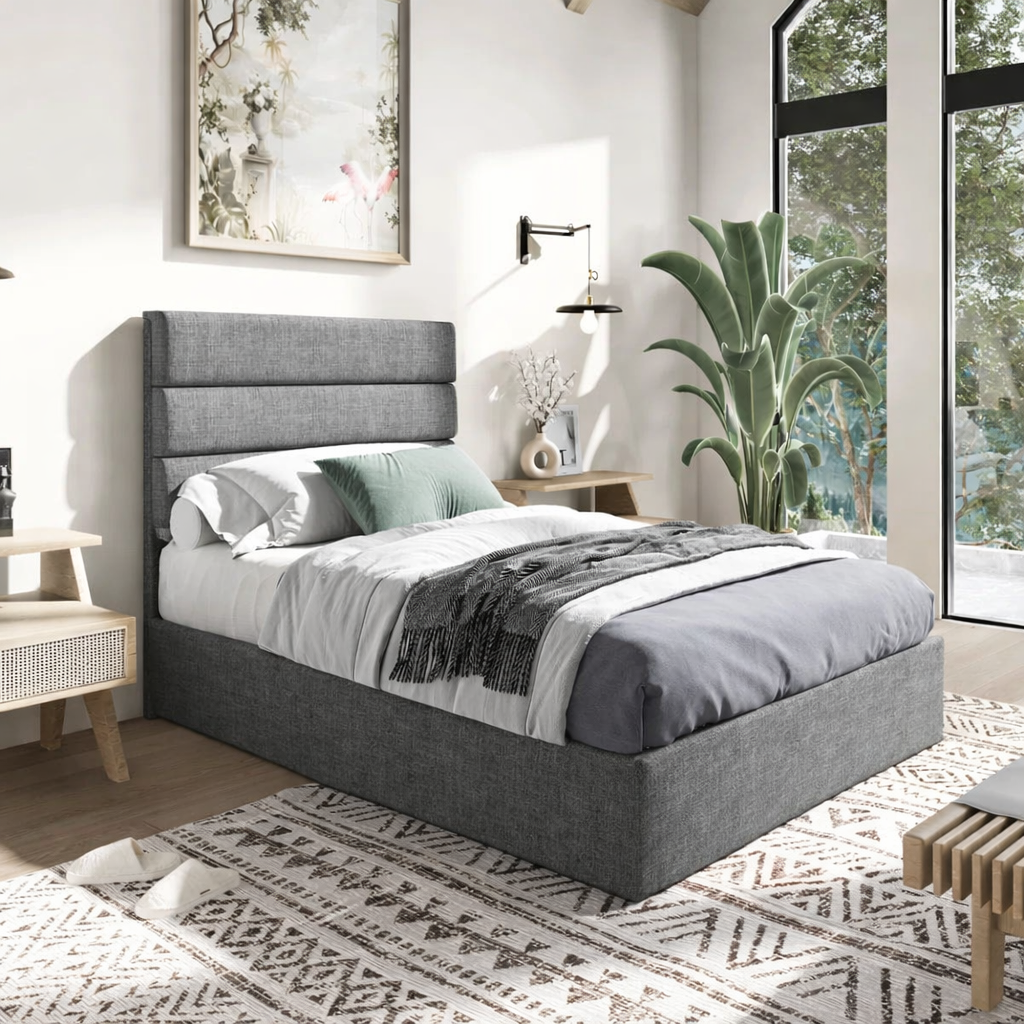 Bed - MDF - Velvet- Multi color - Multi Size