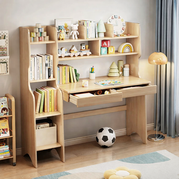 Kids Desk - MDF - Multi Color - 130x130x50 cm