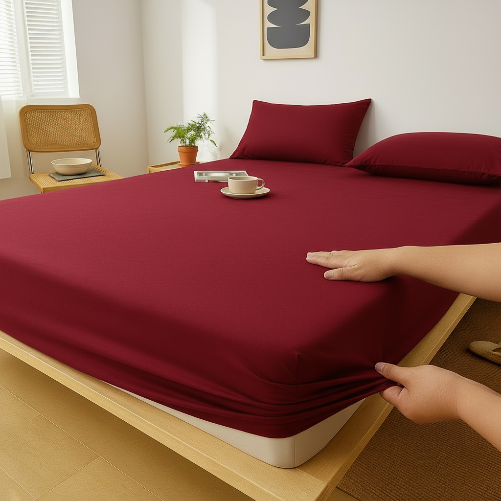 Bed Sheet - Cotton - Set 3 pieces - Multi Color - 180 cm