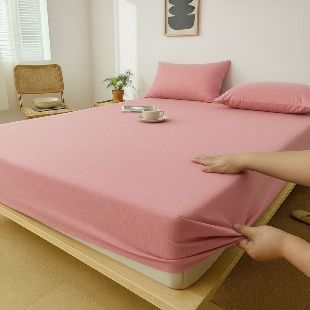 Bed Sheet - Cotton - Set 3 pieces - Multi Color - 180 cm