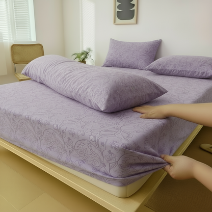 Bed Sheet - Cotton - Set 3 pieces - Multi Color - 180 cm