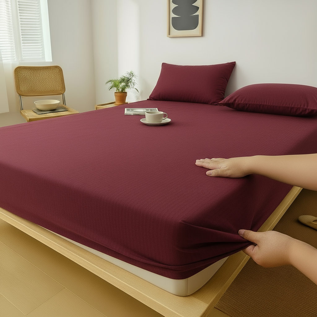 ملاية سرير - قطن - طقم 4 قطع - متعدد الألوان - 180 سم