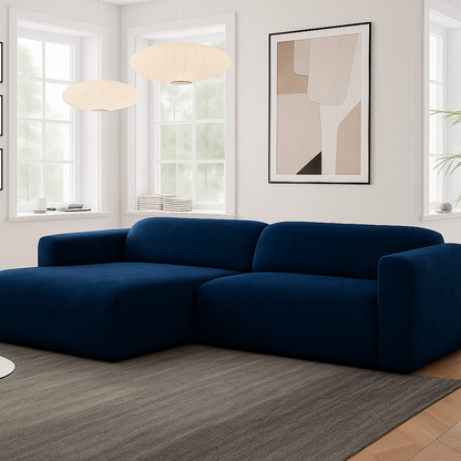 L-shape sofa - Beech Wood - Multicolor -288*180*90*72 cm