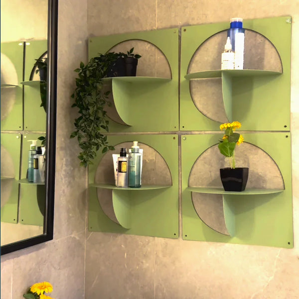 Shelf Set - Steel - Multi Color - 40×40×17 cm - Cataloug