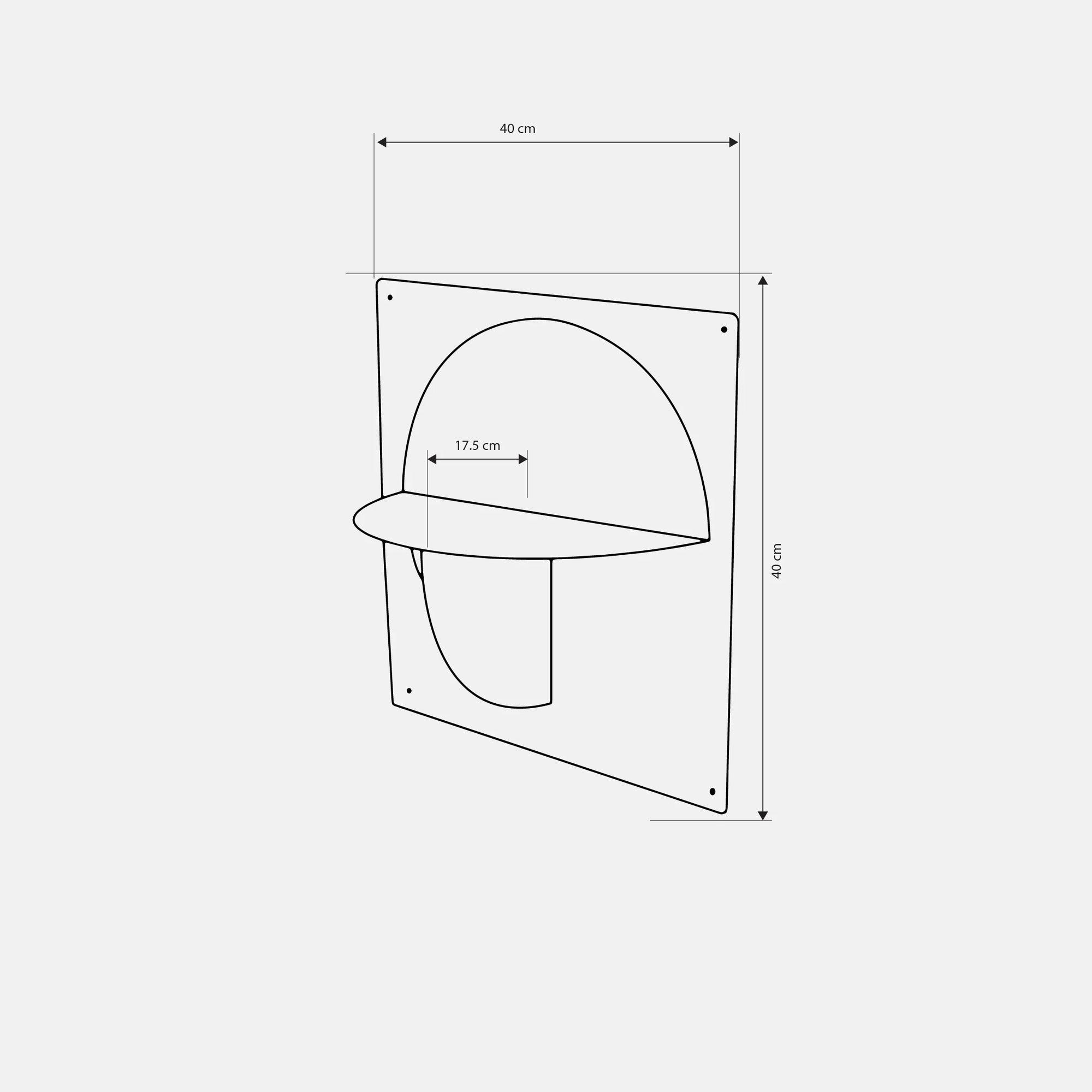 Shelf Set - Steel - Multi Color - 40×40×17 cm - Cataloug