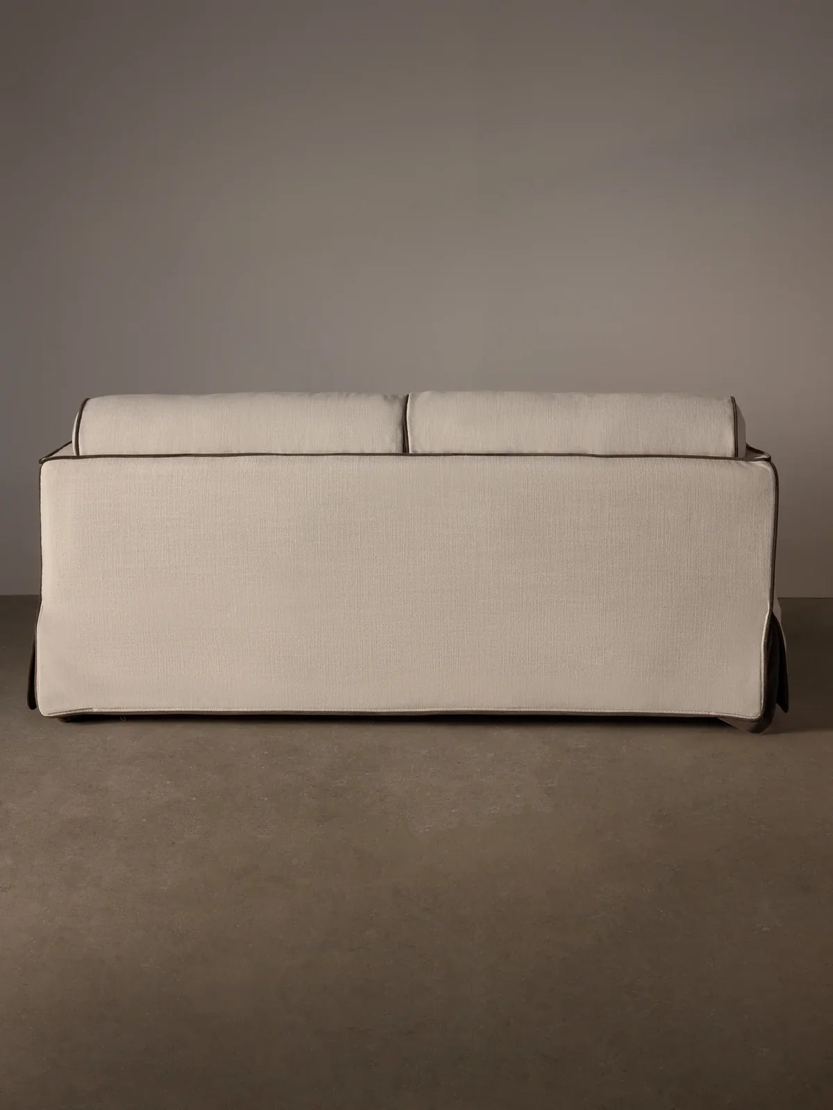 Sofa - Natural Wood - Linen - Beige - 180 x 84 x 75 cm.