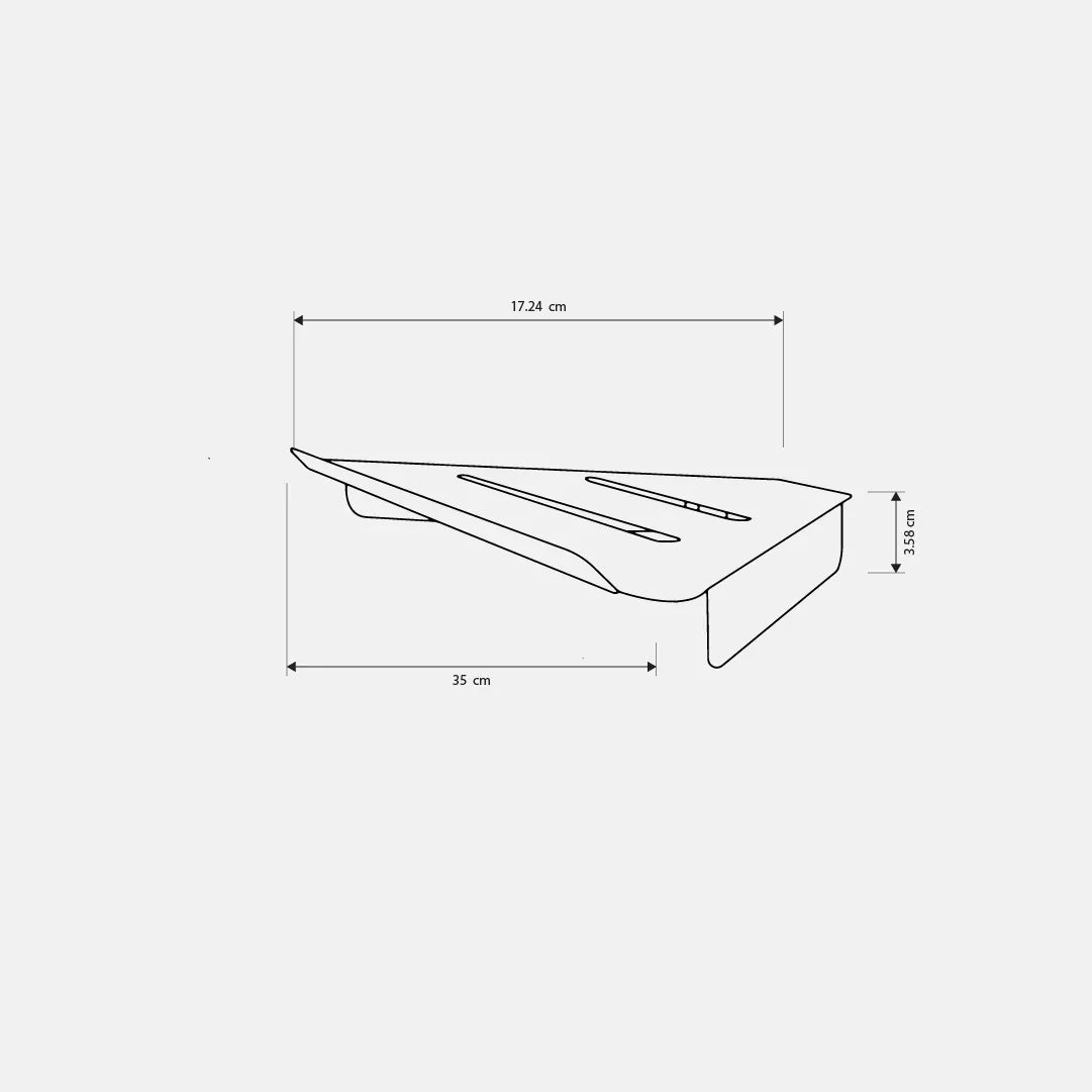 Shampoo Holder - Steel - Multi Color - 35×17.25×3.5 cm - Cataloug