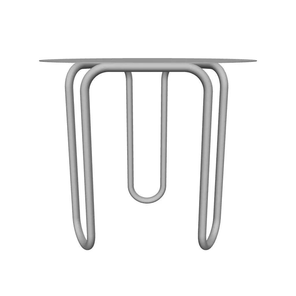 Side Table - Steel - Multi Color - 60×60×53.5 cm - Cataloug