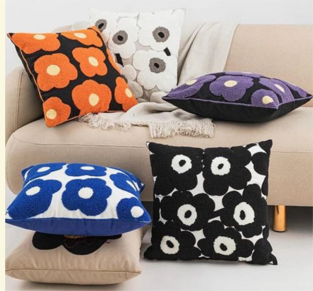 Cushions - Hammer Fabric - Multi Color - 45x45 cm