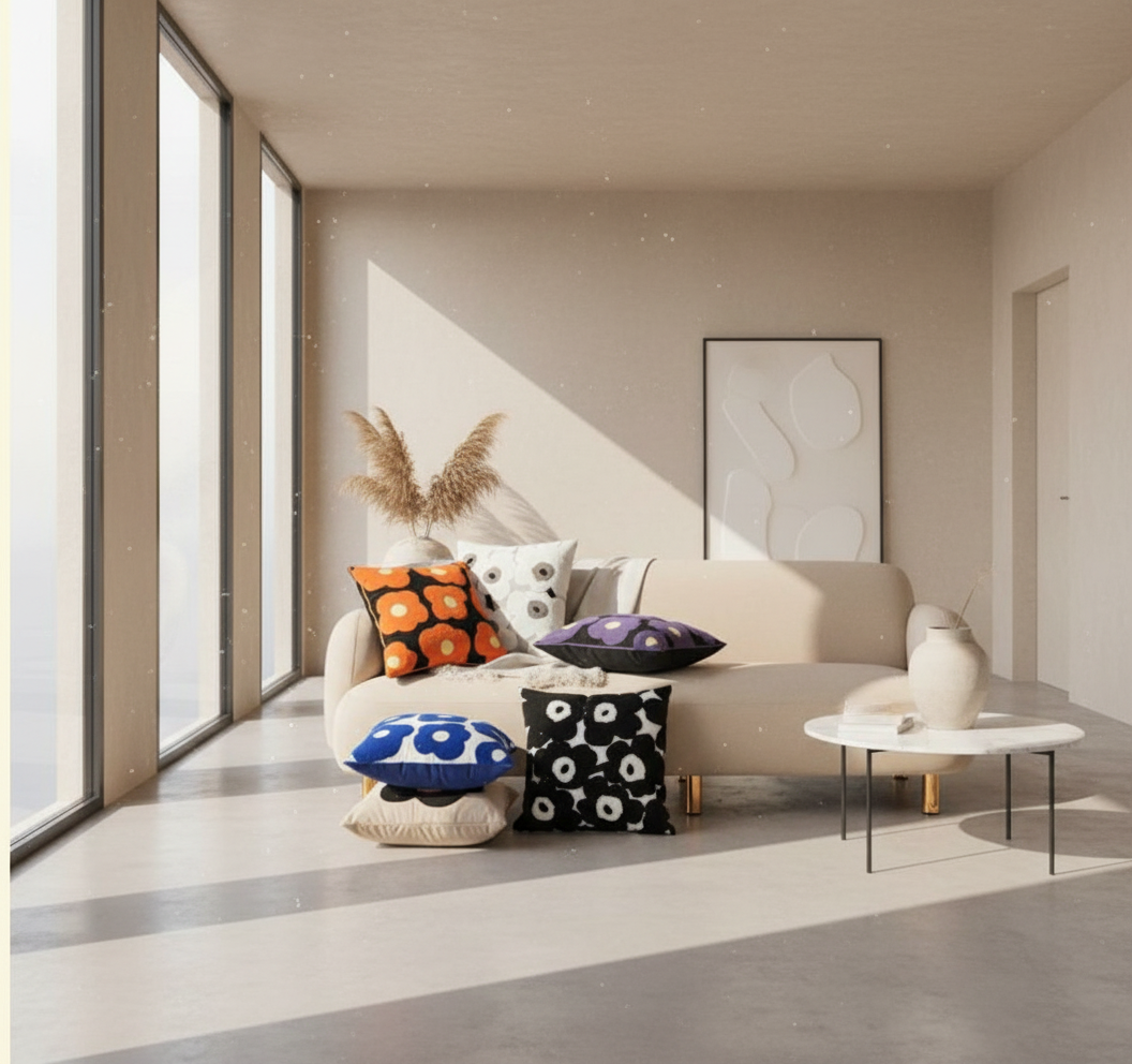 Cushions - Hammer Fabric - Multi Color - 45x45 cm