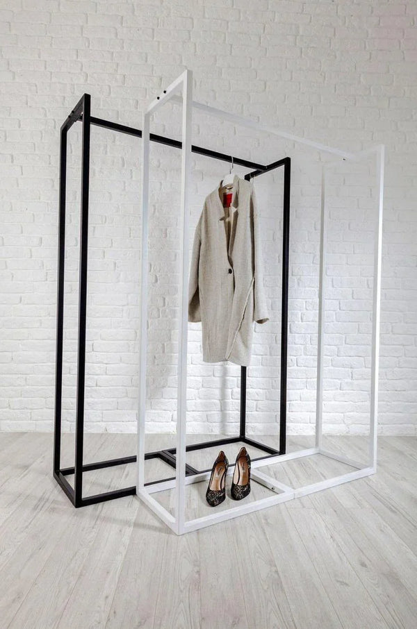 Clothing Storage Unit - Steel - White - 200x120x140 cm - Cataloug