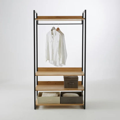 Clothing Storage Unit - Steel - Black - 200x120x50 cm - Cataloug