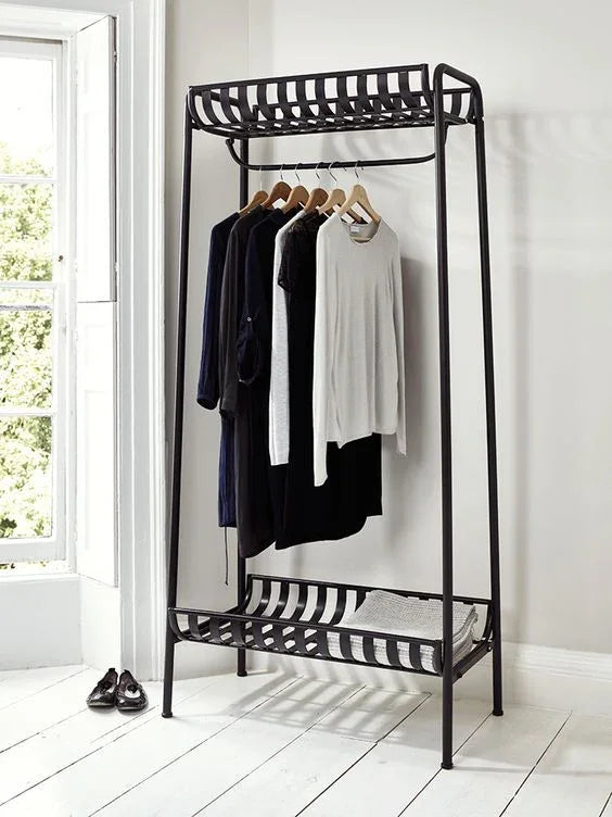 Clothes Hanger - Steel - Black - 180x80x50 cm - Cataloug