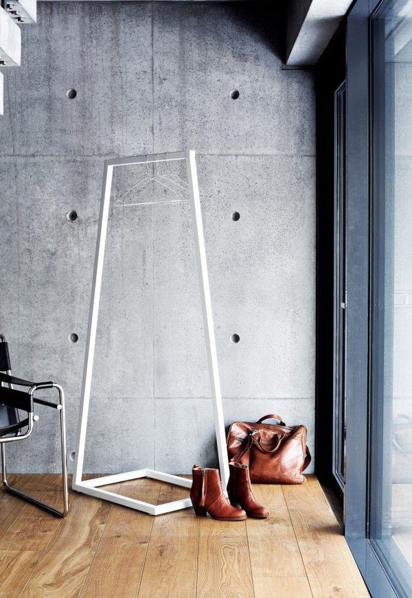 Clothes Hanger - Steel - White - 150x50x50 cm - Cataloug