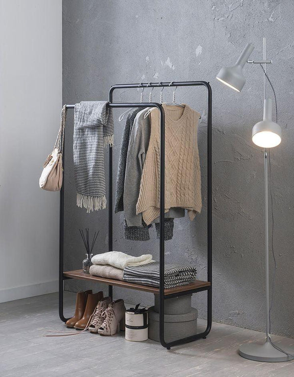 Clothes Hanger - Steel - Black - 150x50x120 cm - Cataloug