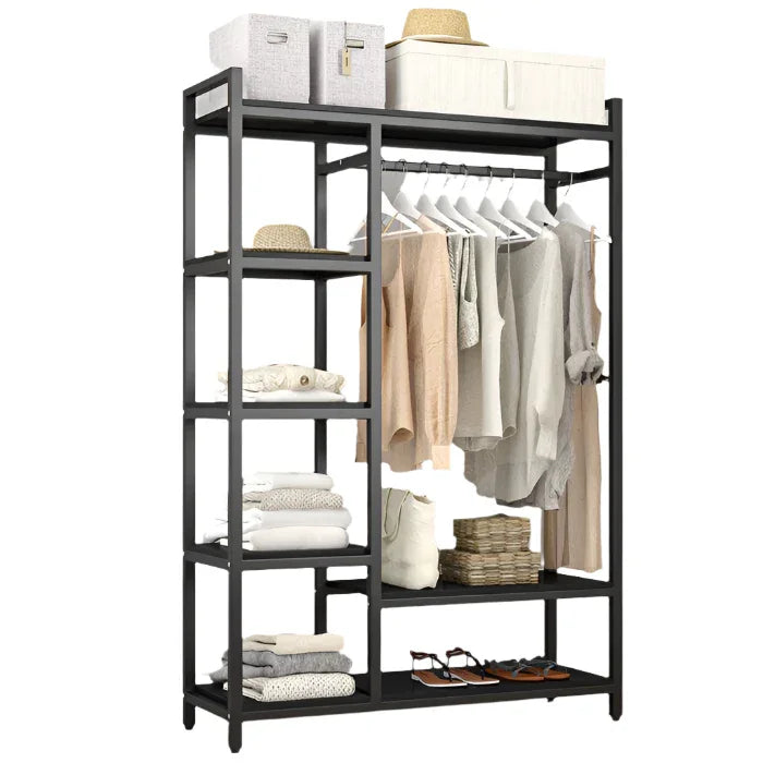 Clothes Hanger - Steel - Black - 180x120x40 cm - Cataloug