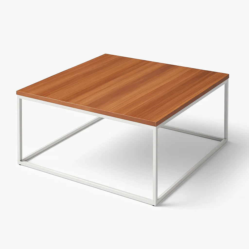 Coffee Table - MDF - Brown & White - 93x93x42 - Cataloug