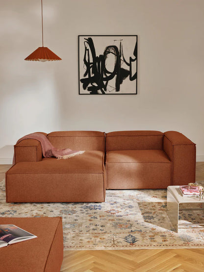 L-shape sofa - Beech Wood - Multicolor -238*143*85*75 cm