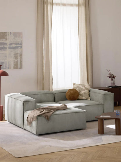 L-shape sofa - Beech Wood - Multicolor -238*143*85*75 cm