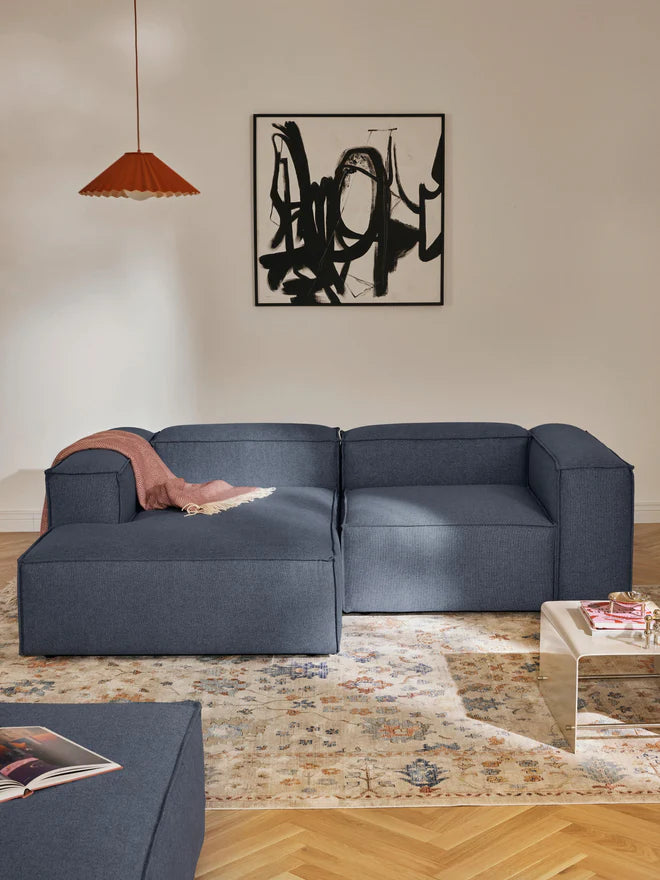 ركنه حرف L - خشب الزان - متعدد الالوان- 238*143*90*75 سم