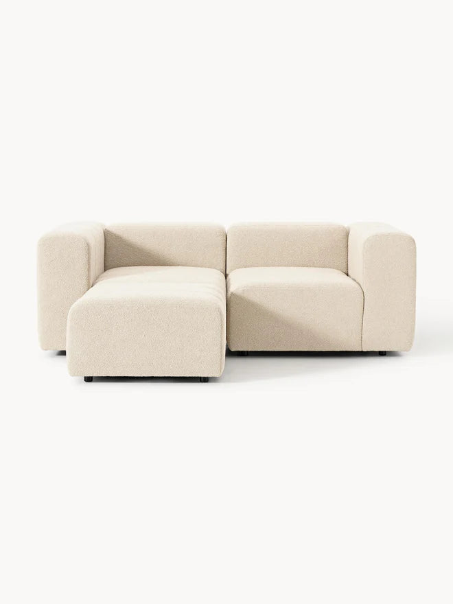 L-shape sofa - Beech Wood - Multicolor -211*180*85*70 cm